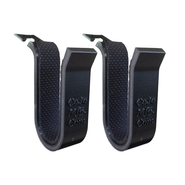 Pair of CoJo Classic Rack clip-on gun hangers with non-marring finish