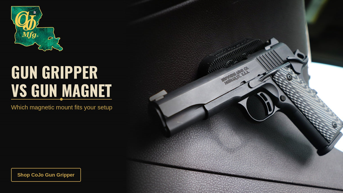 CoJo Gun Gripper holding a 1911 pistol