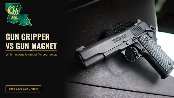 CoJo Gun Gripper holding a 1911 pistol