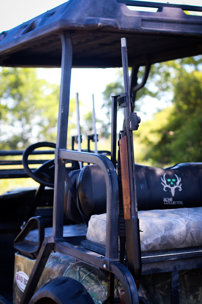 U-Rack mounted in the back of a UTV