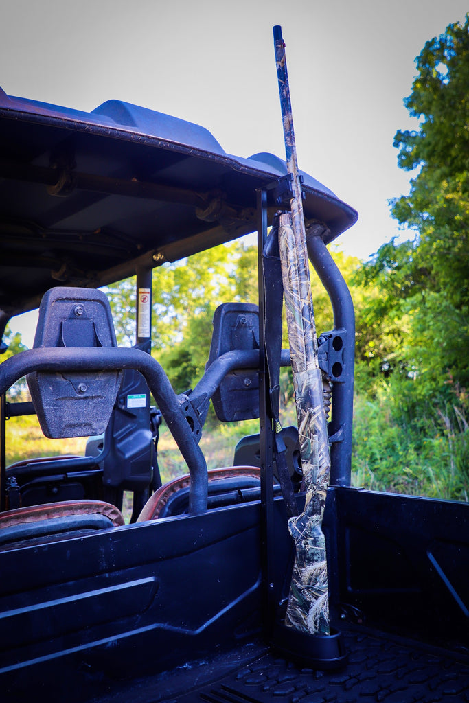 U-Rack mounted in the back of a UTV