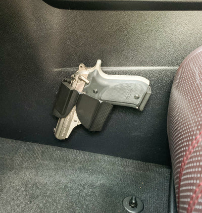 CoJo vehicle gun holster mounted 
